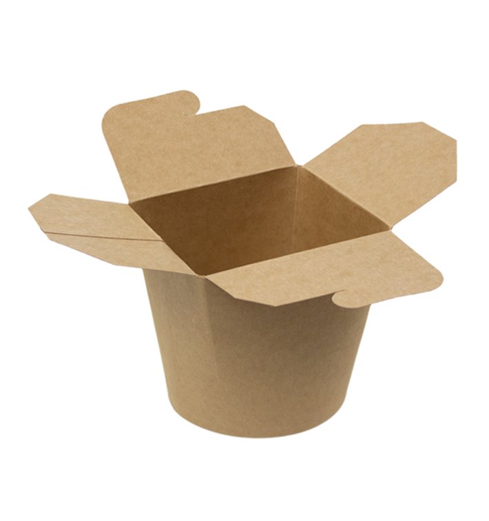 Paper Take-Out Box Kraft 760ml (25 Units)