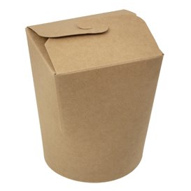 Paper Take-Out Box Kraft 450ml (25 Units)