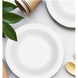 Paper Deep Plate Greaseproof White  Ø19cm 250g/m² (500 Units) 