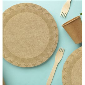 Kraft Paper Plate “Flower” Ø29cm 245g/m² (50 Units) 