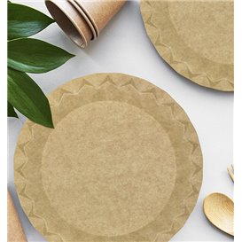 Kraft Paper Plate “Flower” Ø29cm 245g/m² (50 Units) 