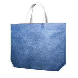 Non-Woven Bag with Hexagonal Base Blue 44+10x30cm (200 Units)