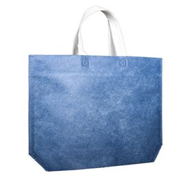 Non-Woven Bag with Hexagonal Base Blue 44+10x30cm (200 Units)