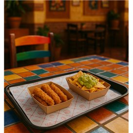 Eco Greaseproof Paper for Wrappling Red 30x40cm (3.000 Units)