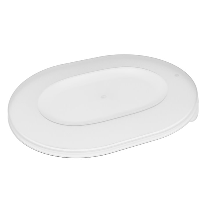 Revolve” Durable Reusable PP Bio Reusable Bowl Cover Oval 22x17,4x5cm (144 Units)