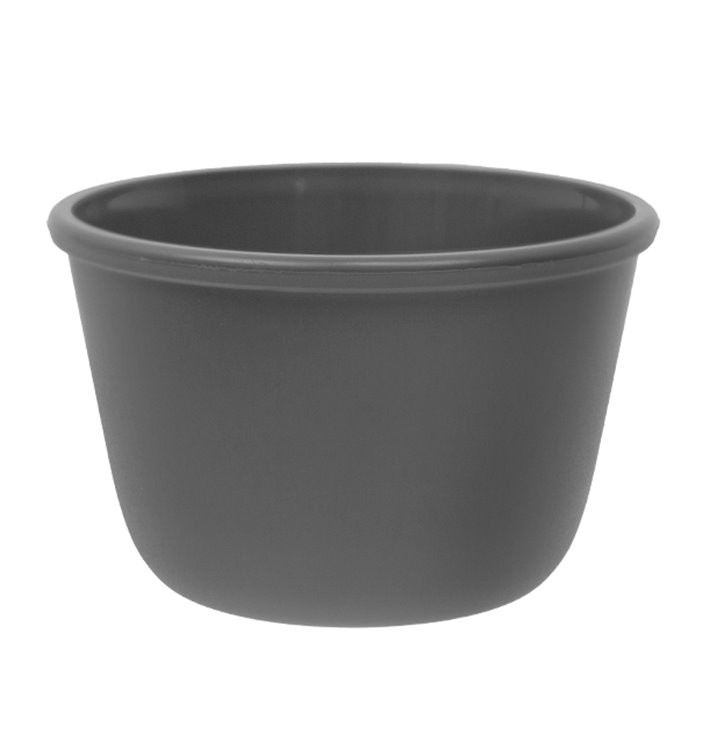 Reusable Durable Reusable Bowl PP Bio Grey “Revolve” 150ml Ø7,9cm (32 Units) 