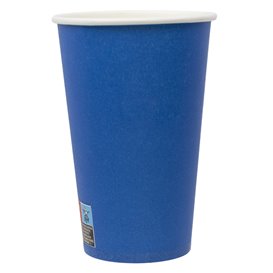 Cardboard Cup “Colores” Blue 600ml Ø9,4cm
 (20 Units)