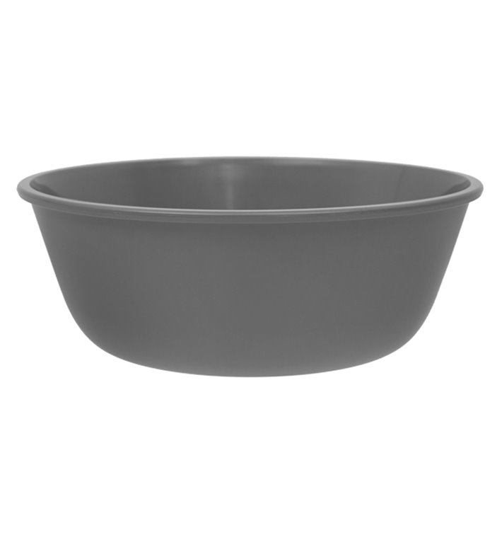 Reusable Durable Reusable Bowl PP Bio Grey “Revolve” 1150ml Ø18,3cm (1 Unit)