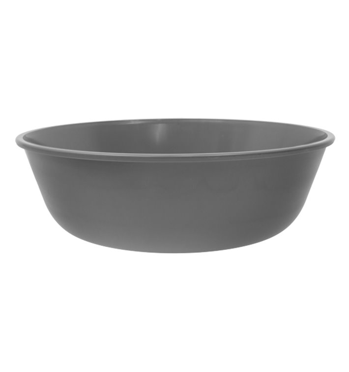 Reusable Durable Reusable Bowl PP Bio Grey “Revolve” 1750ml Ø22cm (1 Unit)
