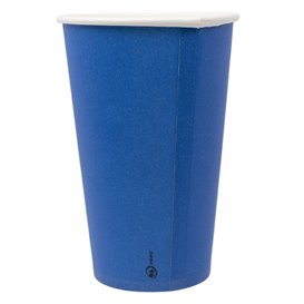 Cardboard Cup “Colores” Blue 600ml Ø9,4cm
 (320 Units)