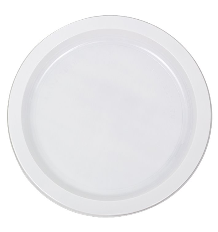 Reusable Plate in PS Flat White 22cm (550Units)