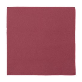 Paper Napkin Double Point 40x40cm 2-ply Burgundy (50 Units)