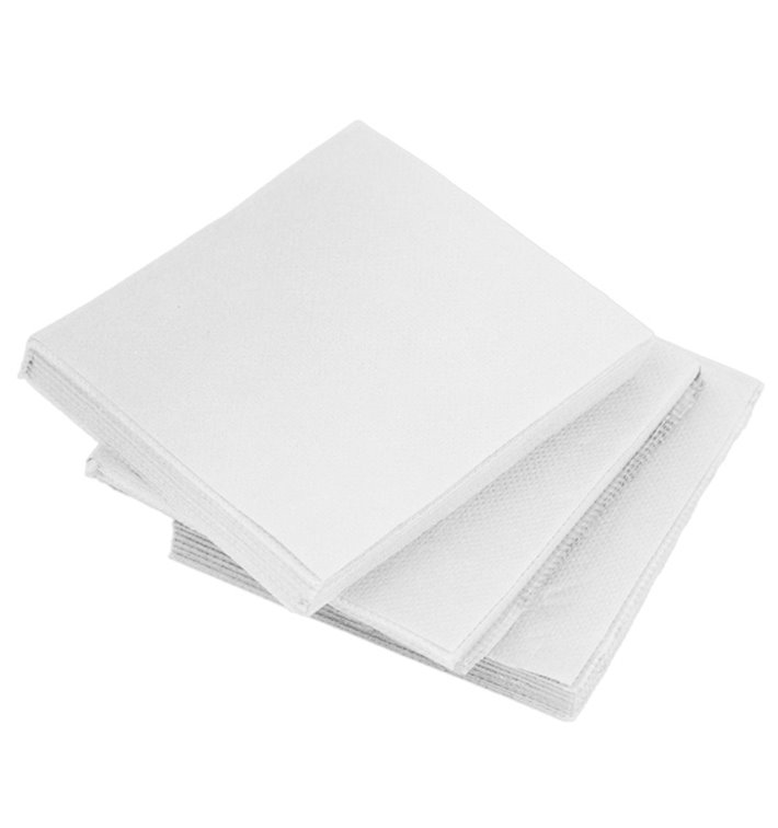 Cocktail Napkin 20x20cm 2-layer White (100 Units)