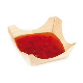 Pine Leaf Tray 6x6x2,5cm (100 Units)  