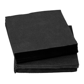 Cocktail Napkin 20x20cm 2-ply Black (2.400 Units)