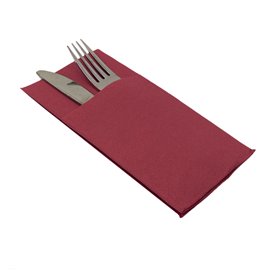 Cutlery Napkin Fold Micropoint 40x40cm Burgundy (480 Units)