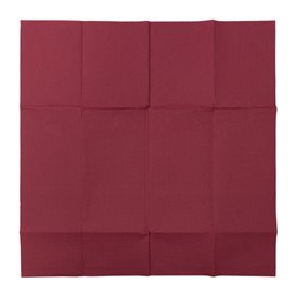 Cutlery Napkin Fold Micropoint 40x40cm Burgundy (30 Units)