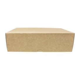 Kraft Cardboard Bakery Box 20,4x15,8x6cm 1kg (260 Units)