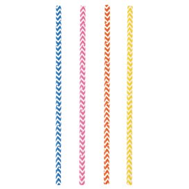 Straight Paper Cane Colors Ø8mm 40cm (50 Units)