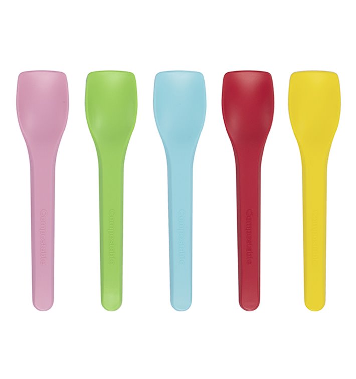 Ice Cream Scoop Colors CPLA 10cm (5.000 Units)