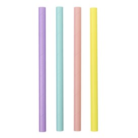 Straight Paper Cane Colors Ø1,2cm 20cm (50 Units)
