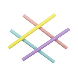 Straight Paper Cane Colors Ø1,2cm 20cm (50 Units)