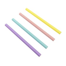 Straight Paper Cane Colors Ø1,2cm 20cm (50 Units)