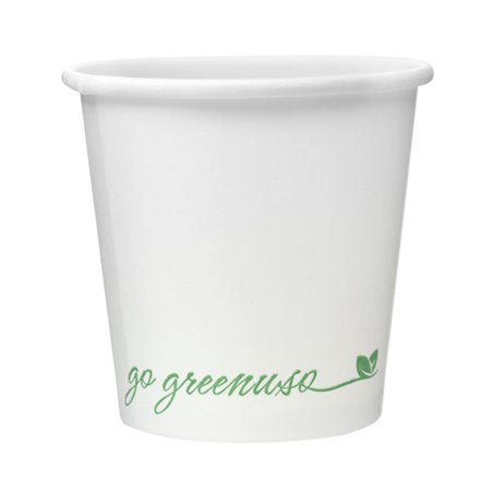 Go Green white paper cup