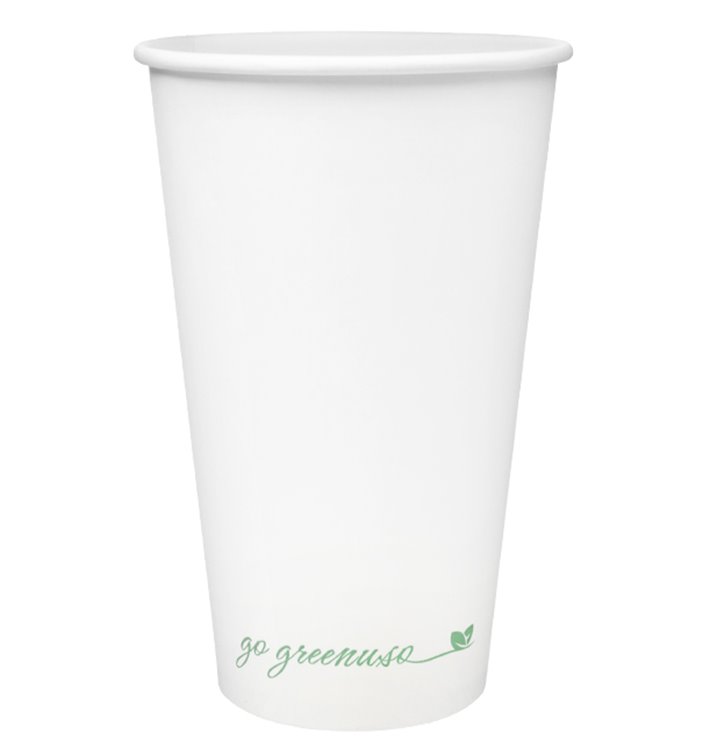 Paper Cup White 16Oz/500ml Ø9cm (500 Units)
