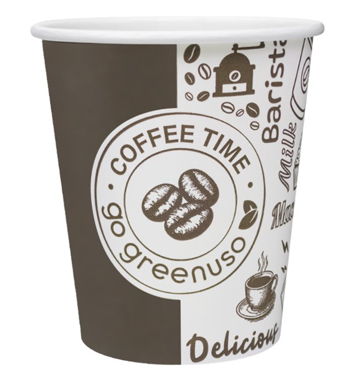 Paper Cup 7Oz/210ml Kraft-Kraft Ø7,0cm (50 Units) 