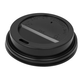 Travel Lid with White Paper Hole Ø9,0cm (1.000 Units)