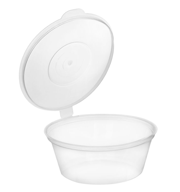 Plastic Container APET Round shape Transparente 80ml (450 Units)