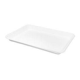 White Sugar Cane Tray 24,5x17,5cm (500 Units)