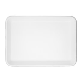White Sugar Cane Tray 24,5x17,5cm (500 Units)