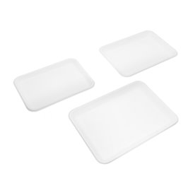 White Sugar Cane Tray 24,5x17,5cm (500 Units)