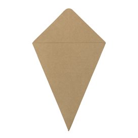 Paper Dipping Cone Kraft 19,5cm 100g (50 Units)