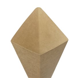 Paper Dipping Cone Kraft 26,5cm 250g (500 Units)
