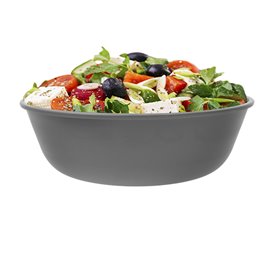 Reusable Durable Bowl PP “Revolve” Grey 1750ml Ø22cm (100 Units)