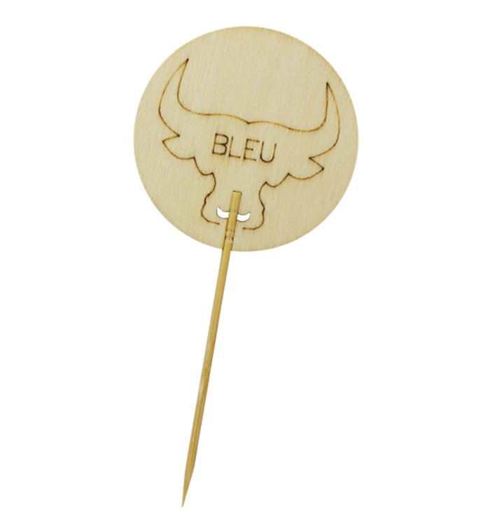 Bamboo Cooking Stick “Blue” 9cm (1200 Units)