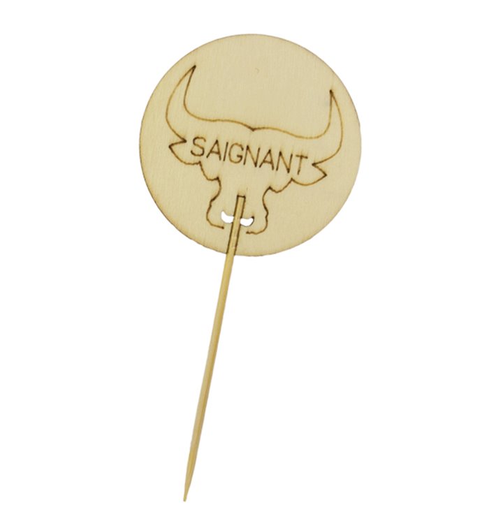 Bamboo Cooking Stick “Saignant” 9cm (1200 Units)