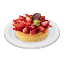 Reusable Plate Flat Economic PS White Ø16,5cm (450 Units)