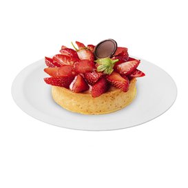 Reusable Hard Plate Flat White "Round" PP Ø18,5cm (600 Units)