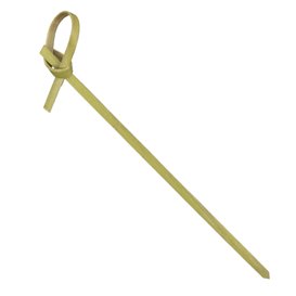 Bamboo Bow Skewer Natural 10cm (2.500 Units)  
