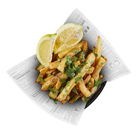 Paper Food Wrap Grease-Proof "Periodico" 28x31cm (1000 Units) 