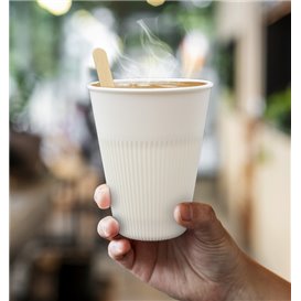 Durable Reusable Tumbler PP Cream 355ml Ø9,6cm (5 Units)  