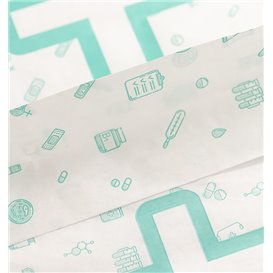 Paper Bag Pharmacy White 14+7x24cm (125 Units)