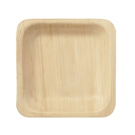 Square Wooden Plate 10,5x10,5cm (600 Units)