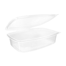 Hinged High Lid Food Container Microwavable in PP 1500ml (25 Units)