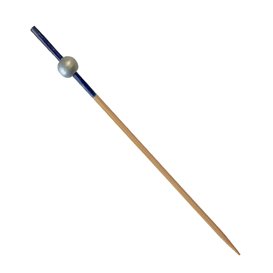 Bamboo Skewer Blue/Silver 10cm (1.200 Units)