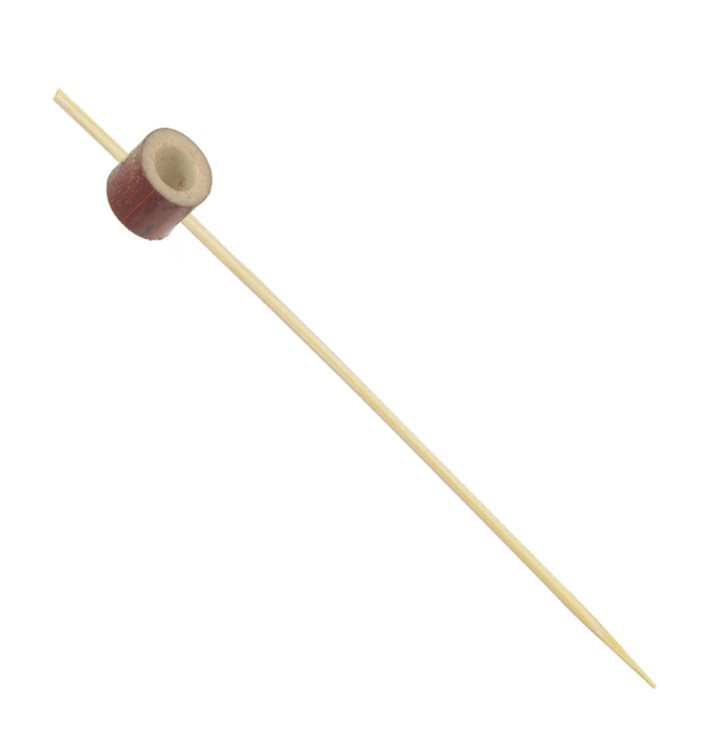 Bamboo Skewer with Red Ring 12cm (1000 Units)